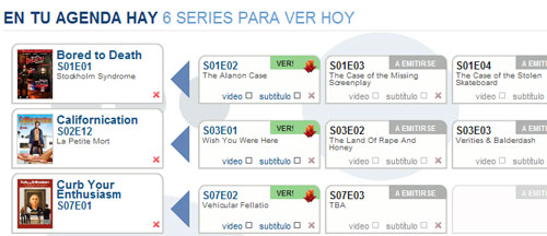 Agenda d'Espoiler Tv