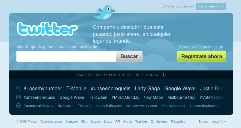 Twitter en Castellà