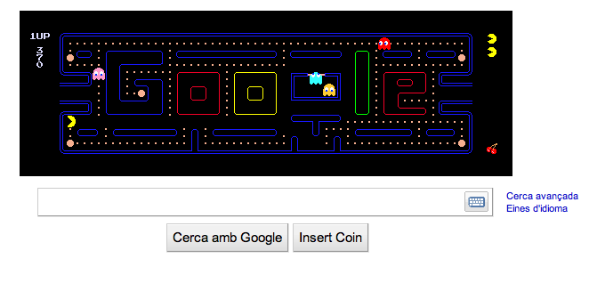 Google celebra el 30è aniversari de Pac-Man amb un doodle jugable