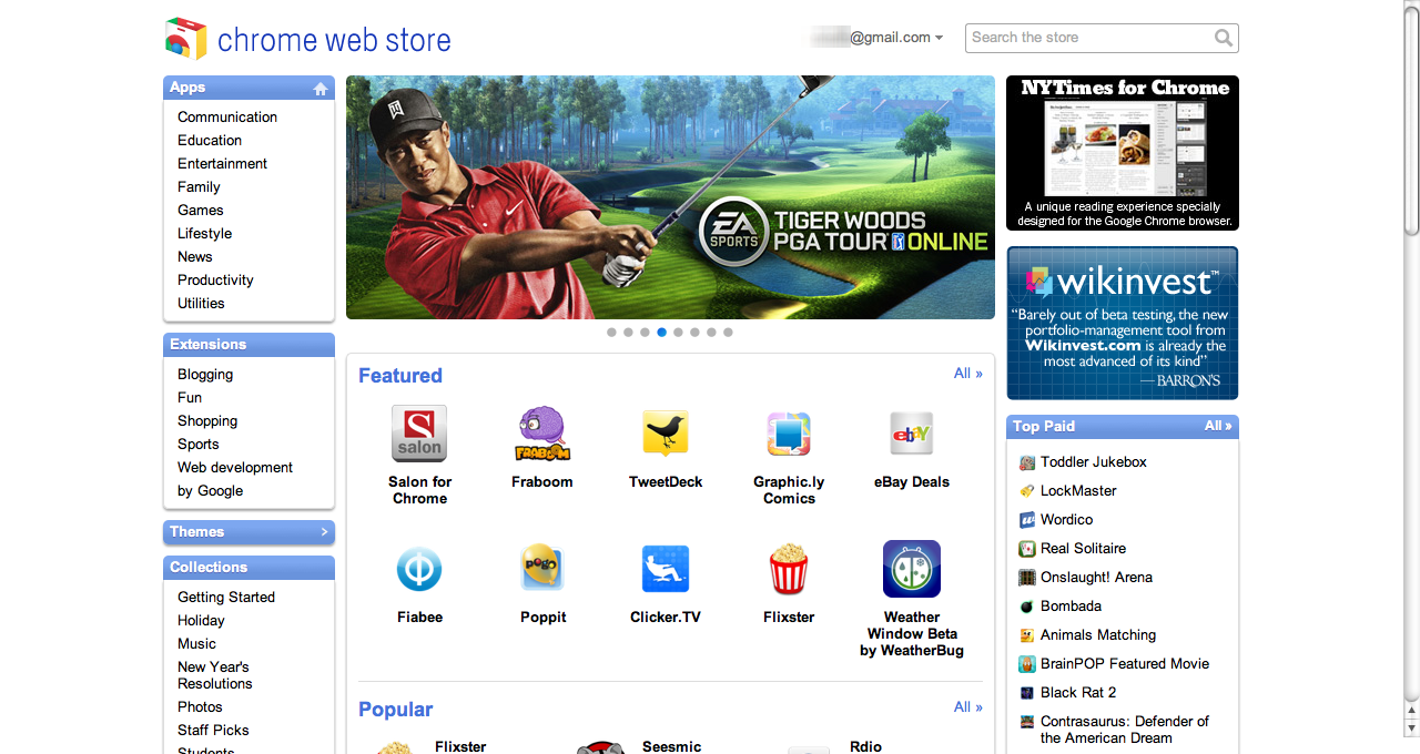 Google presenta el Chrome Web Store
